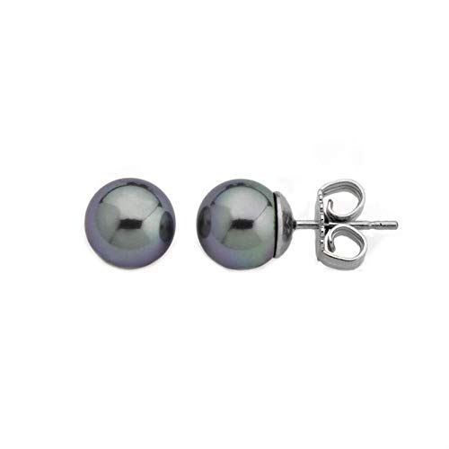 Majorica 13185.21.2.000.010.1 Pendientes Mujer Plata Pack Tres Bolitas Tamaño 8 mm