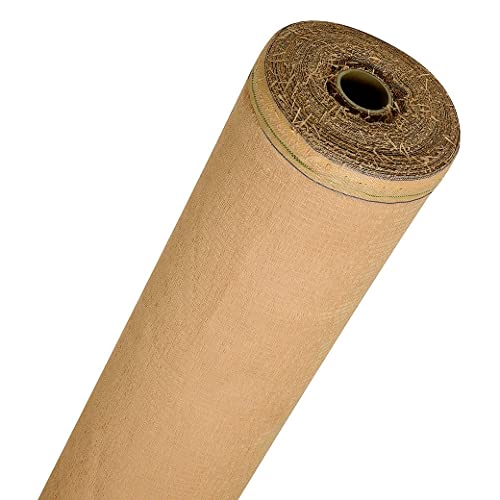 Malla Sombreo 90%, Rollo 2 x 50 metros, Reduce Radiación, Protección Jardín y Terraza, Regula Temperatura, Color Beige