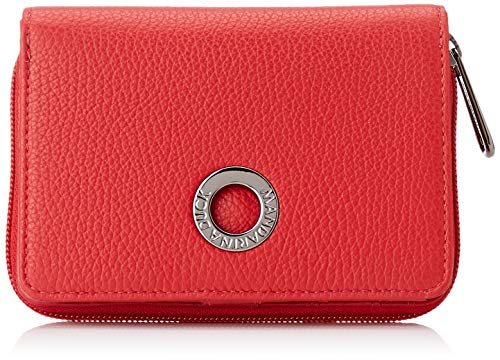 Mandarina Duck Mellow Leather P10FZP54, Cartera. para Mujer, Flame Scarlet, 14x10x2 (L x H x W)