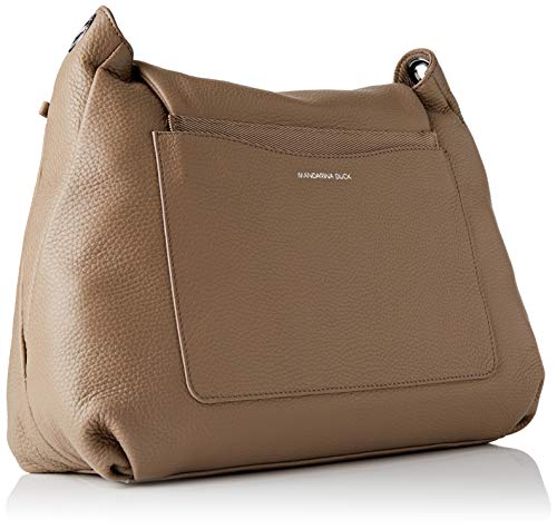Mandarina Duck Mellow Leather P10FZT30, Bolso de Mano para Mujer, Amphora, 32x26x14 (L x H x W)