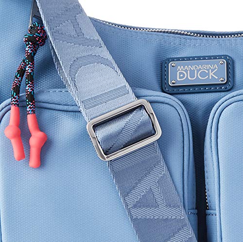 Mandarina Duck Style P10MYT13, Bolso de Mujer, Dusty Blue, 32,5x26x13,5 (L x H x W)