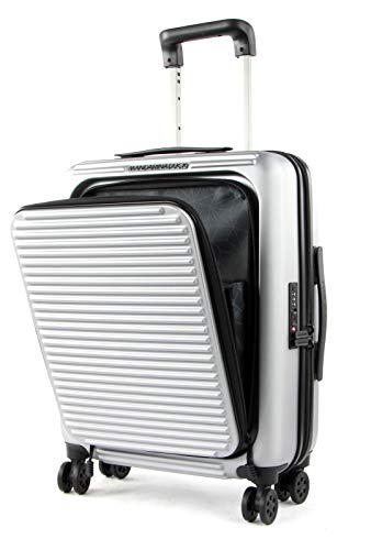 Mandarina Duck - Tank Case Trolley Cabin W/Front Pocket / Grigio, Luggage- Suitcase Mujer, Grigio, One Size - P10FSV22002