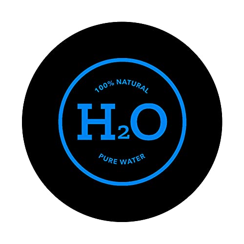 Mantener hidratado - H2O - beber agua pura - rutina de fitness PopSockets PopGrip Intercambiable