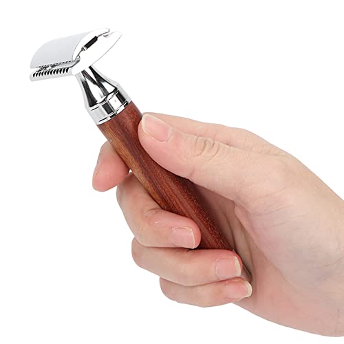 Maquinilla de Afeitar, Maquinilla de Afeitar de Seguridad, Diseño Técnico Humano Antideslizante Y Duradero Estilo Vintage Seguro Exacto Diseño Ergonómico de Doble Filo Más Agradable para la Piel