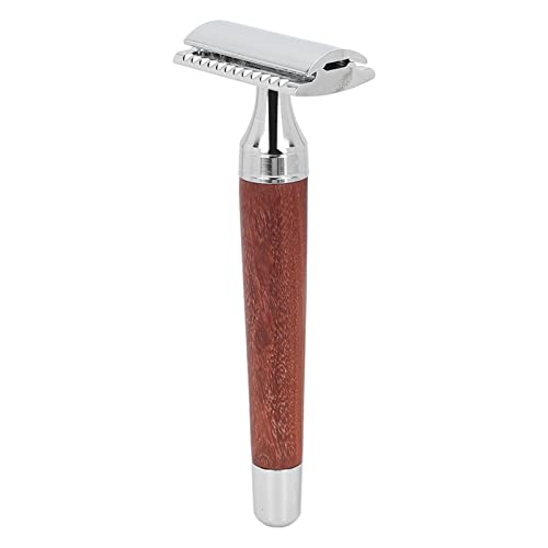 Maquinilla de Afeitar, Maquinilla de Afeitar de Seguridad, Diseño Técnico Humano Antideslizante Y Duradero Estilo Vintage Seguro Exacto Diseño Ergonómico de Doble Filo Más Agradable para la Piel