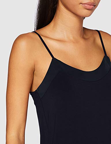 Marc O'Polo Body & Beach W-Nighty Camisa de Noche, Negro Azul, L para Mujer