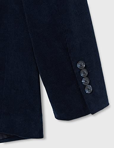 Marca Amazon - find. Americana Casual de Pana Hombre, Azul (Navy), 50, Label: 40