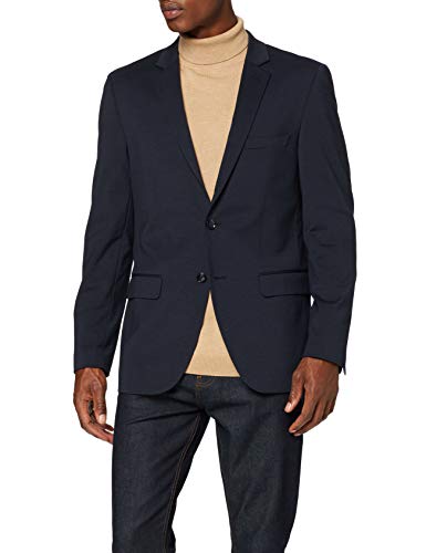 Marca Amazon - find. Blazer para Hombre, Azul (marineblau), 52, Label: 42