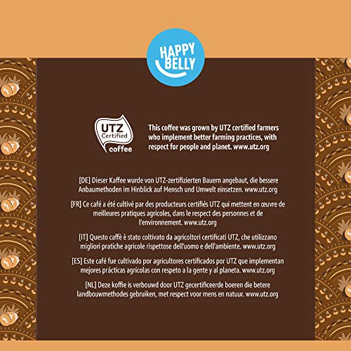 Marca Amazon - Happy Belly Cápsulas de Café Au Lait Compatibles con NESCAFÉ Dolce Gusto - 48 Porciones (3 Paquetes x 16 Cápsulas)