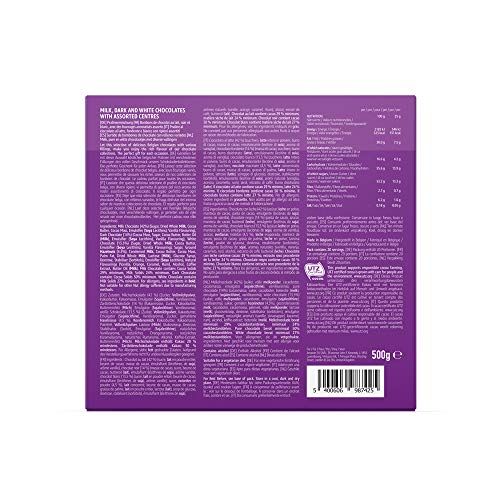 Marca Amazon - Happy Belly - Selección de bombones de chocolate belga 500g