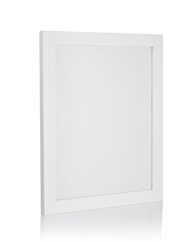 Marco de fotos blanco de la gama Rubia para casa y oficina, amplia oferta de tamaños, acrílico, White Pack of 1, 12x12 in
