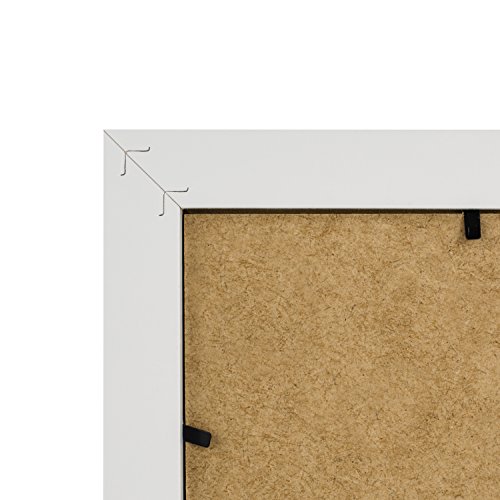 Marco de fotos blanco de la gama Rubia para casa y oficina, amplia oferta de tamaños, acrílico, White Pack of 1, 12x12 in