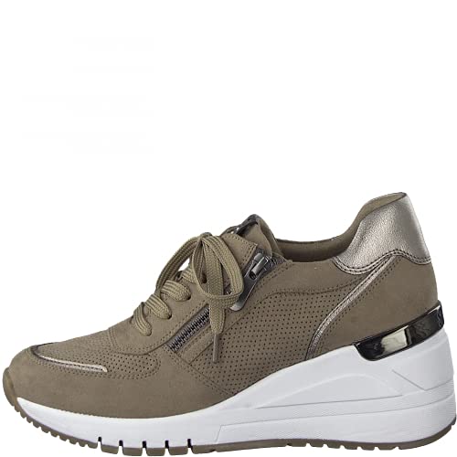 MARCO TOZZI Damen 2-2-23788-27 Sneaker, Zapatillas Mujer, Antelope Comb, 40 EU