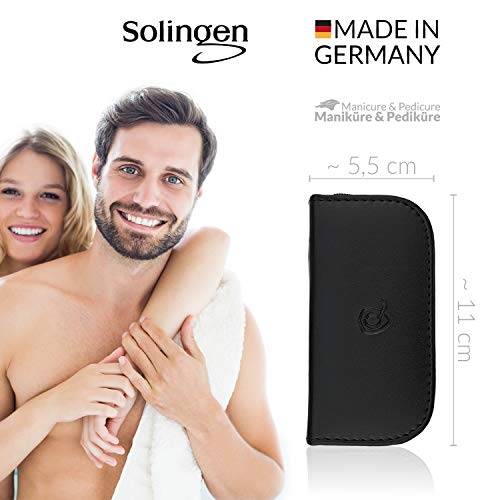 marQus set manicura de 5 piezas de Solingen Alemania - Set de manicura y pedicura para hombre y mujer en estuche, kit de manicura y pedicura ideal para viaje