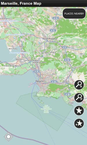 Marsella, Francia - Desconectado Mapa