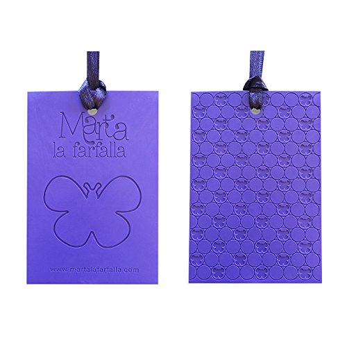 Marta La Farfalla - Tarjeta Black Orchid - Ambientador / desodorante para habitaciones y coche - 3 unidades