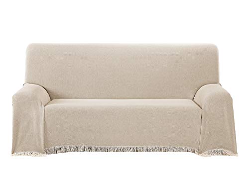 Martina Home Espiga Foulard Multiusos, Tela, Crudo/Beige, 180 x 260 cm
