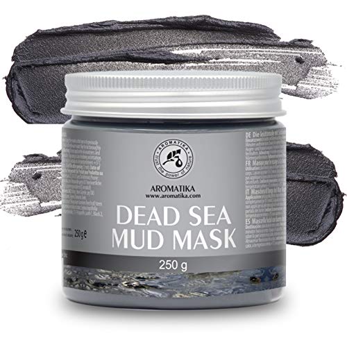 Máscara de Barro del Mar Muerto 250g - Barro del Mar Muerto & Aloe Vera - Mascarilla Purificante e Exfoliante - Ricos Minerales del Mar - Reduce Poros & Piel Muerta - Dead Sea Mud Mask