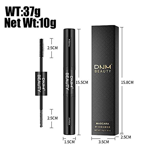 Máscara de pestañas colorida de doble extremo 4D, rímel de fibra de seda, extensión de pestañas, rímel impermeable grueso Natural para maquillaje de ojos