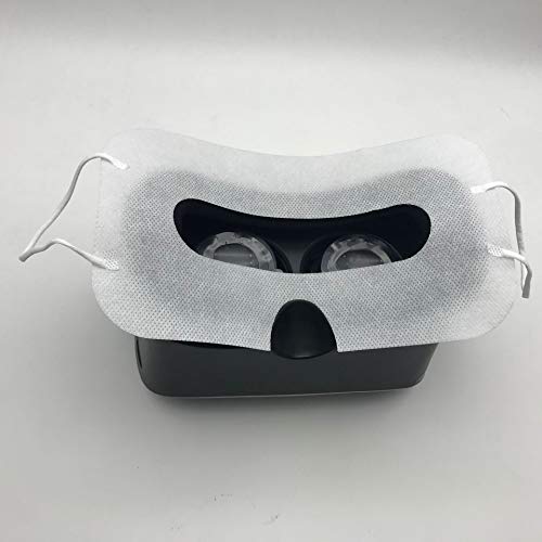 Máscaras de realidad virtual desechables,100 Pack sanitaria VR máscaras de para HTC Vive Pro/PS VR/Gear VR/Oculus Rift/Oculus Go auriculares VR