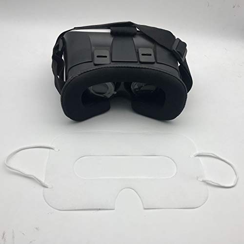 Máscaras de realidad virtual desechables,100 Pack sanitaria VR máscaras de para HTC Vive Pro/PS VR/Gear VR/Oculus Rift/Oculus Go auriculares VR