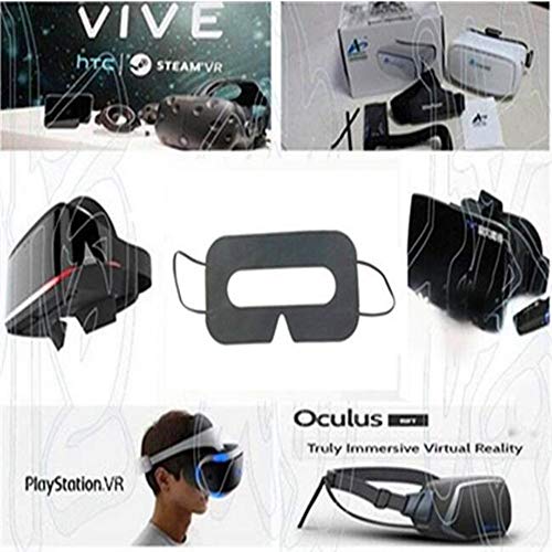 Máscaras de realidad virtual desechables,100 Pack sanitaria VR máscaras de para HTC Vive Pro/PS VR/Gear VR/Oculus Rift/Oculus Go auriculares VR