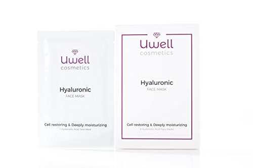 Mascarilla 2 piezas Hyaluron | Máscara hyaluronic | Mascarilla de hidrogel | Máscara de vellón de ácido hialurónico | Hidratante | Vegano | aplicación simple | Pack de 2 piezas (2)