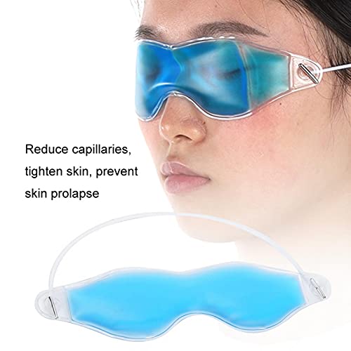 Mascarilla de gel para ojos Paquete de compresas frías y calientes Terapia ocular Gel de enfriamiento con hielo reutilizable Mascarilla para los ojos para dormir Mascarilla para quitar ojeras para dor