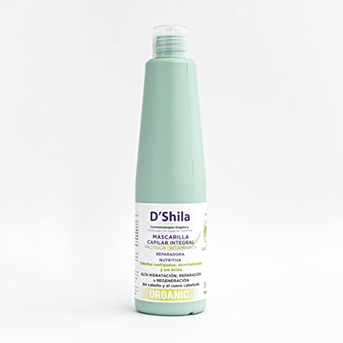 Mascarilla Integral Reparadora Nutritiva D’Shila 300ml | Hidratante | Repara el Cuero Cabelludo | Ingredientes Naturales, Sin Siliconas ni Parabenos