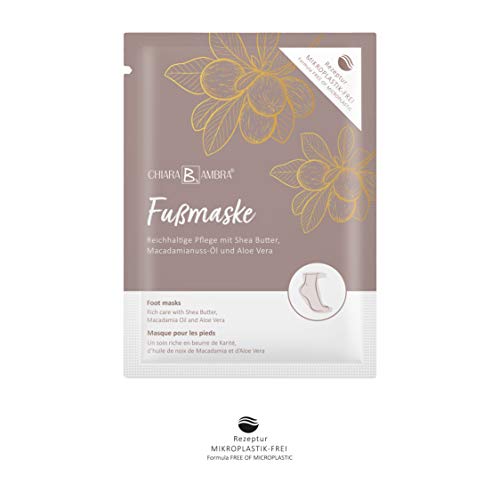 Mascarilla para los pies de Chiara Ambra, un tratamiento de lujo para los pies con una práctica forma de zapato