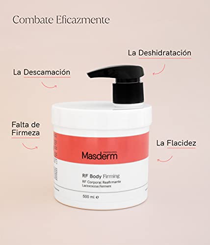 MASDERM | Gel - Crema Corporal Radiofrecuencia Reafirmante Hidratante 500 ml | Profesional | Mujer | Cavitación | Ultrasonidos | Luz LED