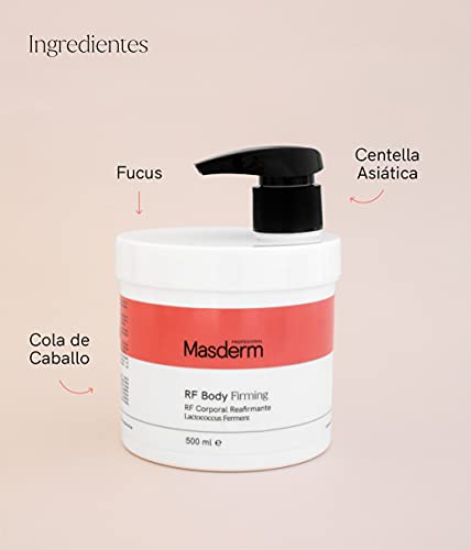 MASDERM | Gel - Crema Corporal Radiofrecuencia Reafirmante Hidratante 500 ml | Profesional | Mujer | Cavitación | Ultrasonidos | Luz LED