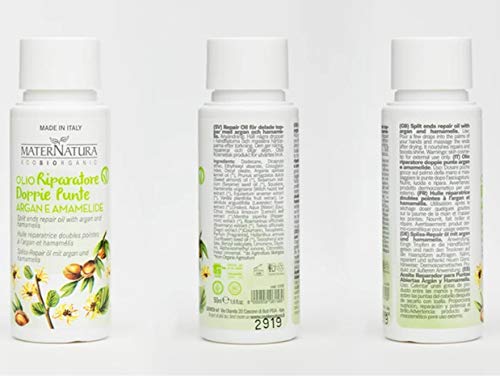Maternatura Aceite Reparador Para Puntas Abiertas Argàn Y Hamamelis 500 g