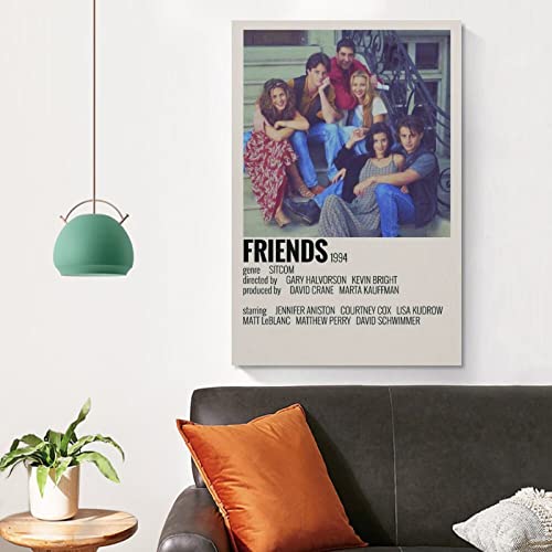 Matt LeBlanc Matthew Perry Jennifer Aniston Herbert Sobel Courtney Daniels Lisa Kudrow Posters Lienzo decorativo Pinturas frescas Arte de pared Impresión Lienzo para sala de estar Dormitorio 16x24