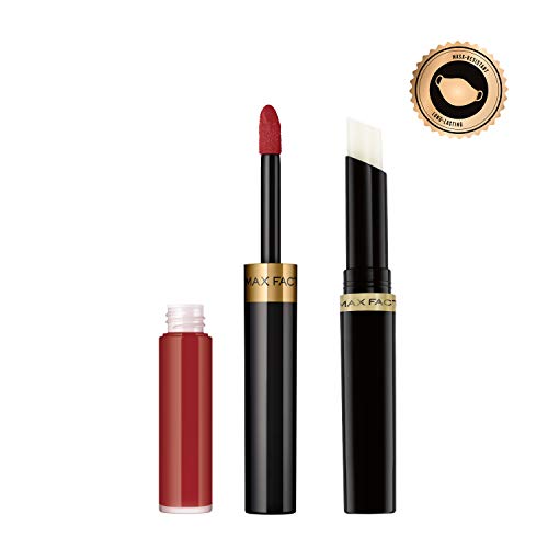 Max Factor LipFinity Lip Colour Lipstick Pintalabios, Tono: 115 Confident - Paso 1: 2.3ml Paso 2: 1.9g