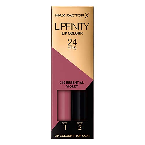Max Factor Lipfinity Lipstick Two Step New In Box - 310 Essential Violet