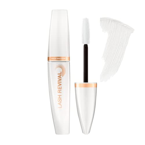 Max Factor Set de Ojos - Lash revival Máscara de pestañas, Tono 003 Extreme Black + Lash Revival Volume Booster Primer de pestañas