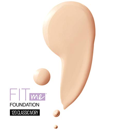 MAYBELLINE - Fit Me Foundation 120 Classic Ivory - 1 fl. oz. (30 ml)