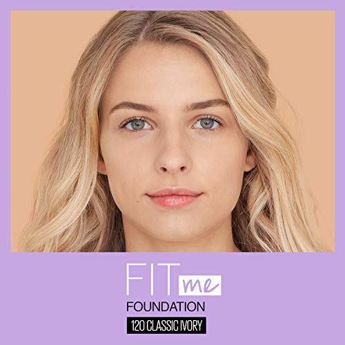 MAYBELLINE - Fit Me Foundation 120 Classic Ivory - 1 fl. oz. (30 ml)