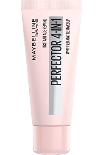 Maybelline New York, maquillaje perfeccionador 4-en-1 Instant Perfector, acabado mate natural, tono modulable, Light