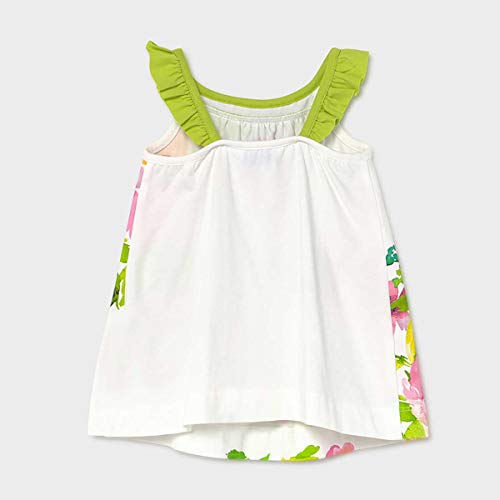 Mayoral Vestido sin mangas con estampado de flores de niña Pistacho 1992 Pistacho 12-18 Meses