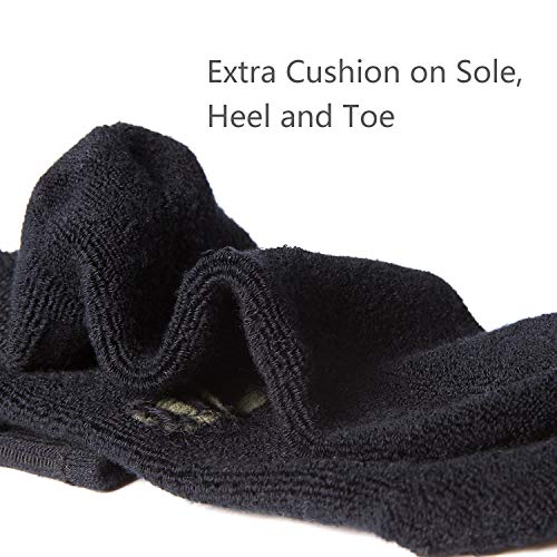 +MD 6 pares de calcetines de Viscosa para mujeres y hombres Calcetines deportivos Ideal para deportes, ocio y negocios BLK M(39-42EU/9-11US)