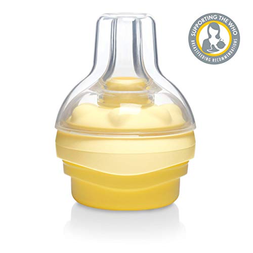 Medela Set de inicio de lactancia - con tetina Calma, 2 biberones, 5 bolsas para extraer y guardar la leche, 12 discos de lactancia desechables, crema Purelan y bolsa de vapor de limpieza rápida