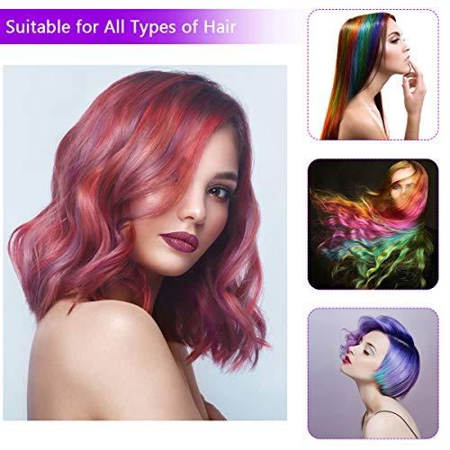 MELLIEX Brocha Tinte Pelo, 6pcs Kit Tinte Pelo de Cepillo, Cepillo de Aplicador de Color de Cabello de Peluquería Profesional, Salón Casa DIY