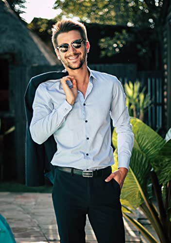 MeMeDIY Gemelos para Hombre Personalizado con Foto/Inicial/Texto Acero Inoxidable Juego de Gemelos para Bodas Plata Gemelos Iniciales Gemelos para Camisa Traje Esmoquin Negocio Padrinos Regalo