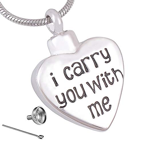 Memorial Urn Owl Box Pendant Perfume Bottle Pendant I Carry You with You Heart Shape