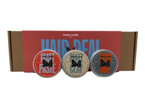 Men Rock Set de regalo para peinar el cabello - Deluxe