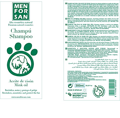 MENFORSAN Champú Perros Aceite de Visón