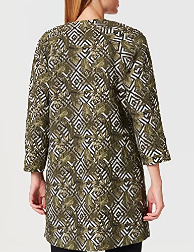 Mexx Abrigo, Multicolor (Jacquard Beetle 300164), 40 (Talla del Fabricante: 38) para Mujer