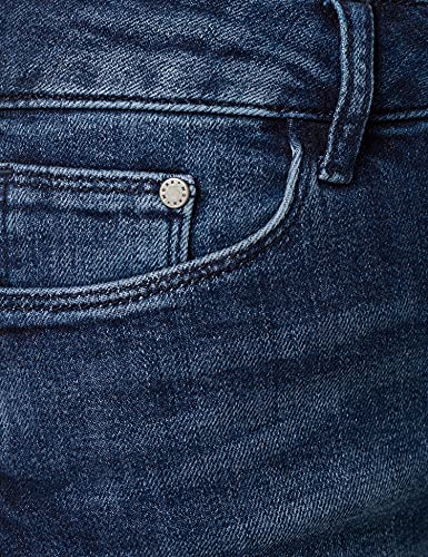 Mexx Bermudas, Azul (Denim Dark Wash 300098), W28/L32 (Talla del Fabricante: 28) para Mujer